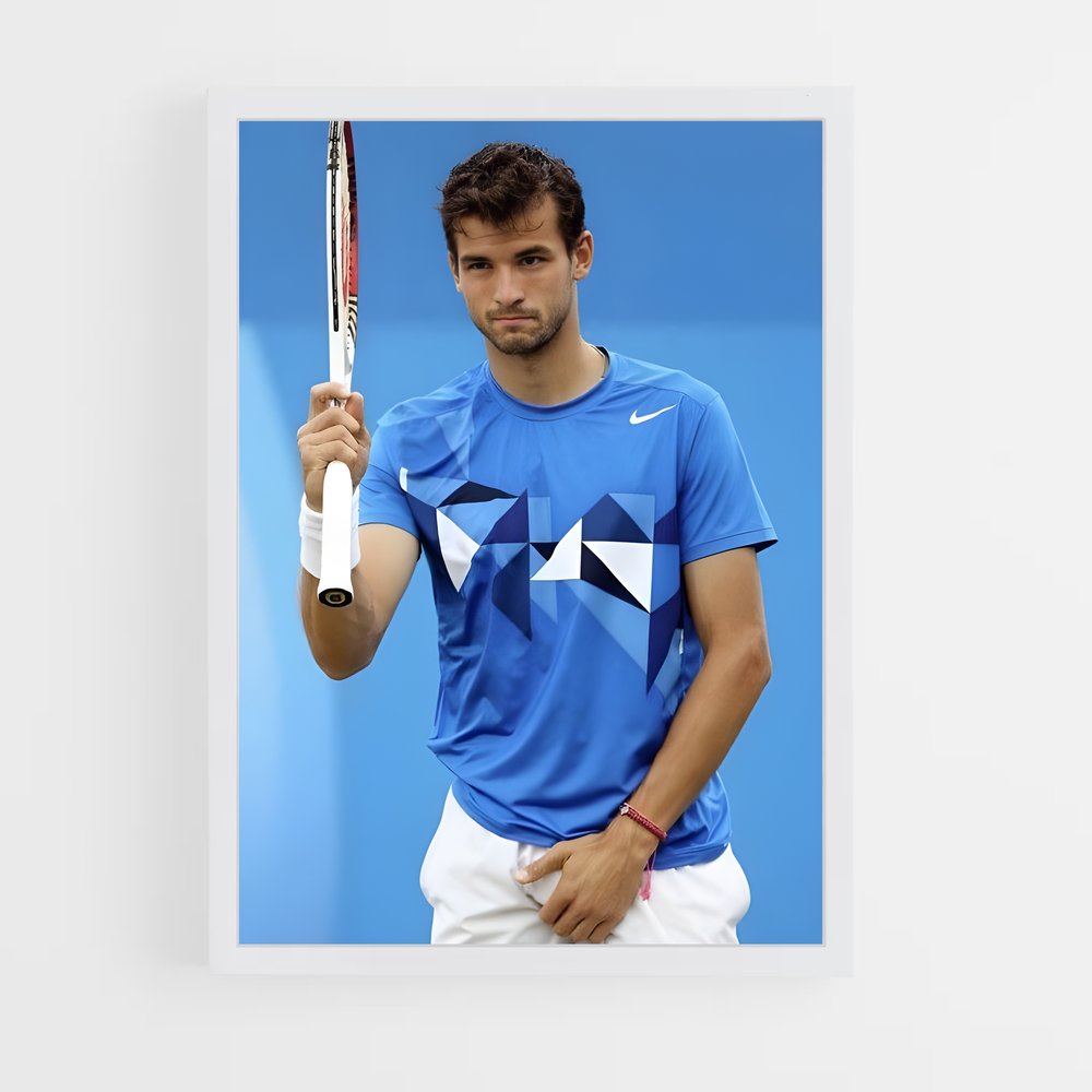 Poster Grigor dimitrov – affiche Tennis (vue 3)